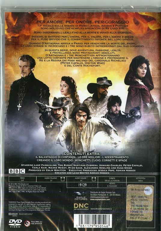 The Musketeers. Stagione 1. Serie TV ita (DVD) di Andy Hay,Farren Blackburn,Richard Clark - DVD - 2