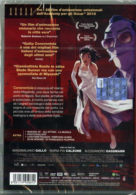 Gatta Cenerentola (DVD) di Alessandro Rak,Ivan Cappiello,Marino Guarnieri,Dario Sansone - DVD - 2