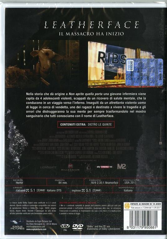 Leatherface. Il massacro ha inizio. Special Edition (DVD) di Julien Maury,Alexandre Bustillo - DVD - 2