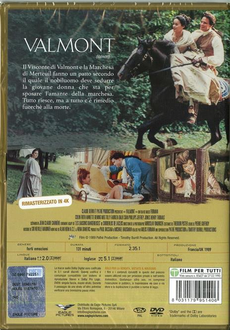 Valmont (DVD) di Milos Forman - DVD - 2