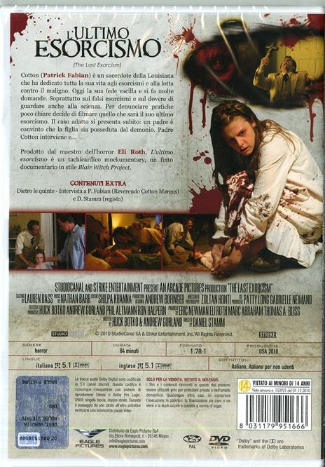L' ultimo esorcismo. Special Edition (DVD) di Daniel Stamm - DVD - 2