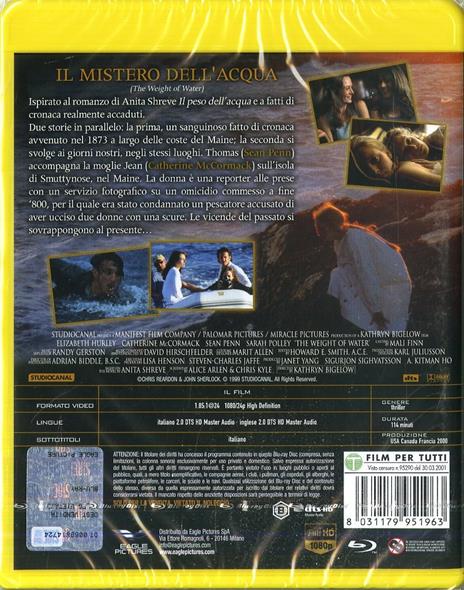Il mistero dell'acqua (Blu-ray) di Kathryn Bigelow - Blu-ray - 2