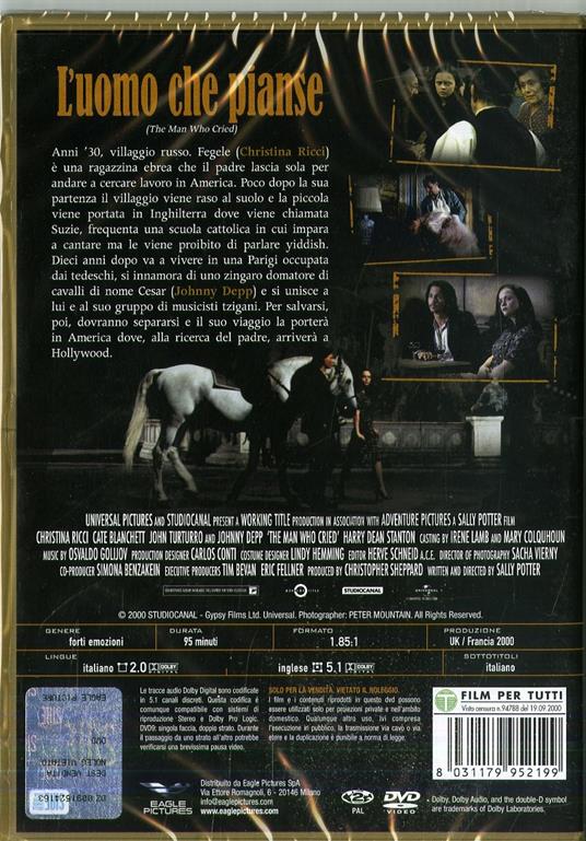 L' uomo che pianse (DVD) di Sally Potter - DVD - 2