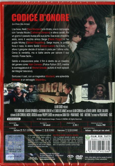 Codice d'onore (DVD) di Alain Corneau - DVD - 2