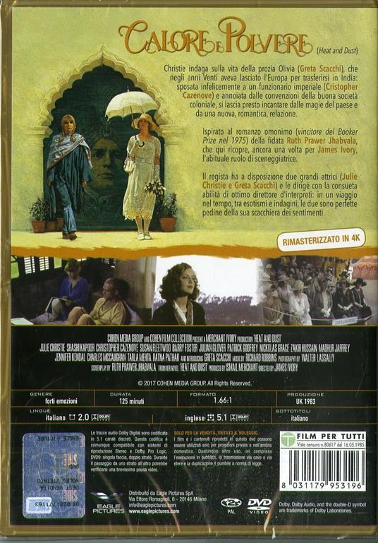 Calore e polvere (DVD) di James Ivory - DVD - 2
