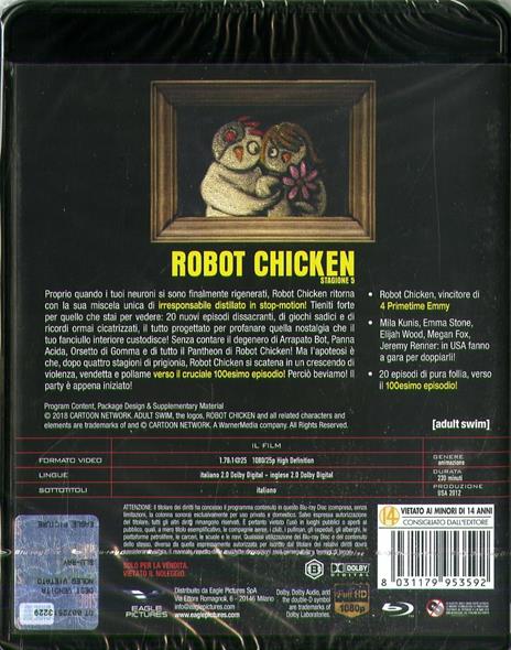 Robot Chicken Stagione 5 con Gadget (Blu-ray) di Seth Green - Blu-ray - 2