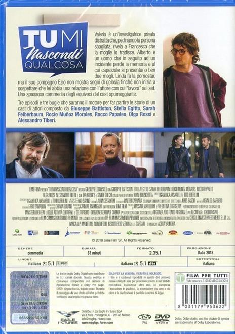 Tu mi nascondi qualcosa (DVD) di Giuseppe Loconsole - DVD - 2