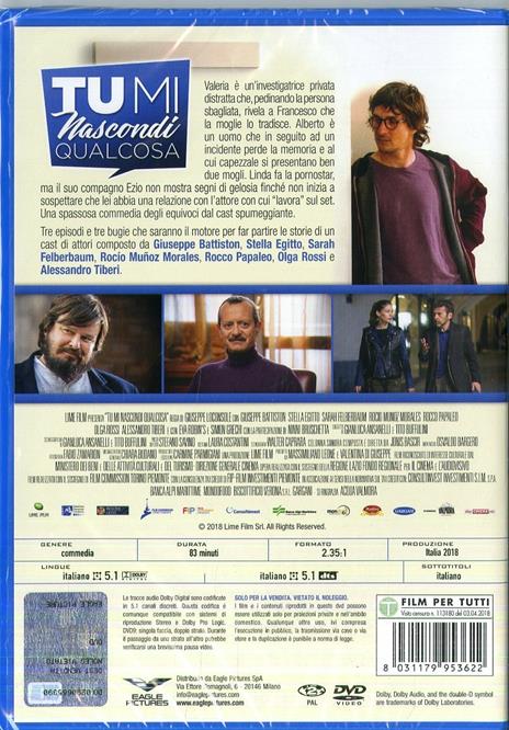 Tu mi nascondi qualcosa (DVD) di Giuseppe Loconsole - DVD - 3