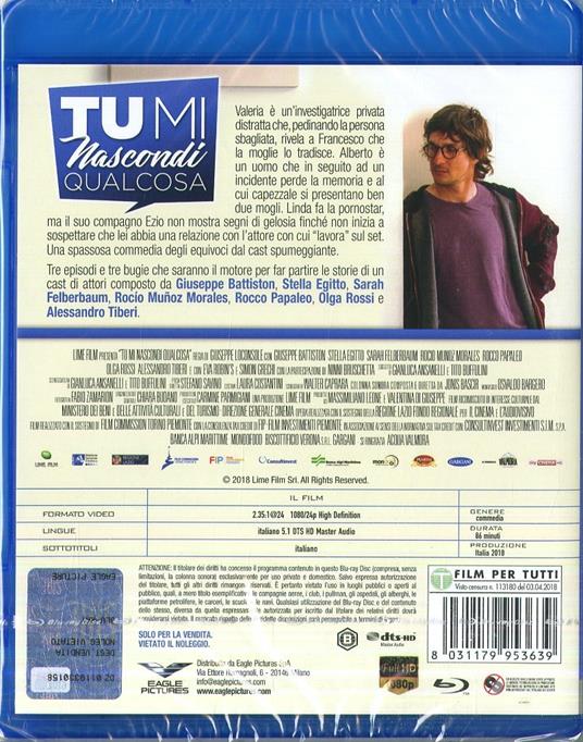 Tu mi nascondi qualcosa (Blu-ray) di Giuseppe Loconsole - Blu-ray - 2
