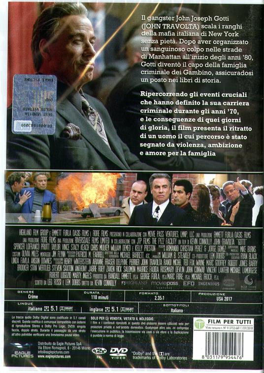 Gotti. Il primo padrino (DVD) di Kevin Connolly - DVD - 2