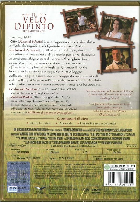 Il velo dipinto (DVD) di John Curran - DVD - 2