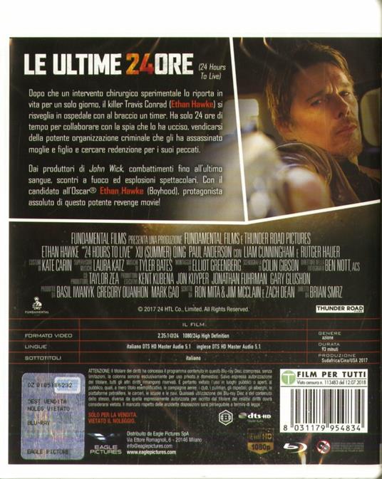 Le ultime 24 ore (Blu-ray) di Brian Smrz - Blu-ray - 2