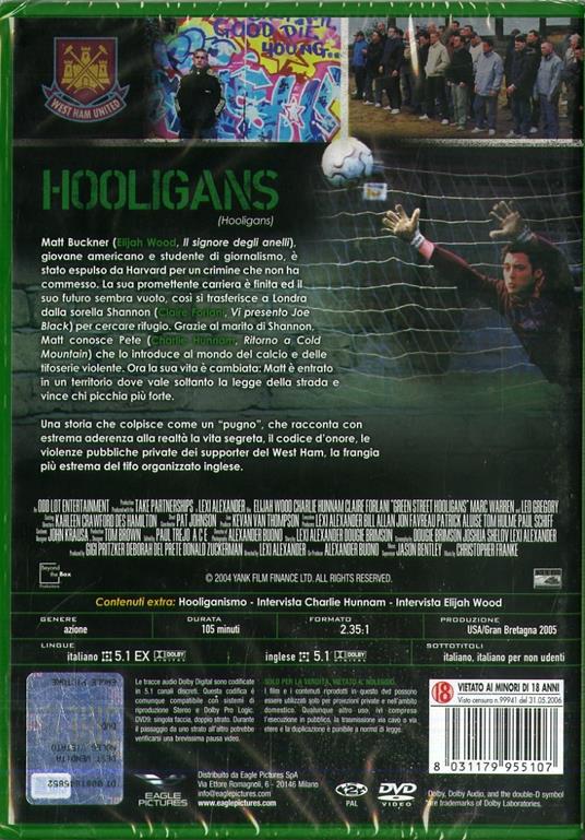 Hooligans (DVD) di Lexi Alexander - DVD - 2