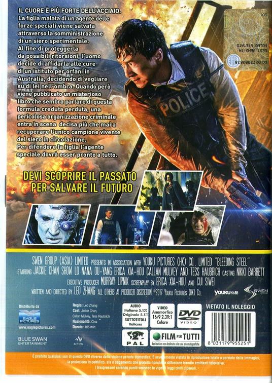 Bleeding Steel. Eroe di acciaio (DVD) di Leo Zhang - DVD - 2