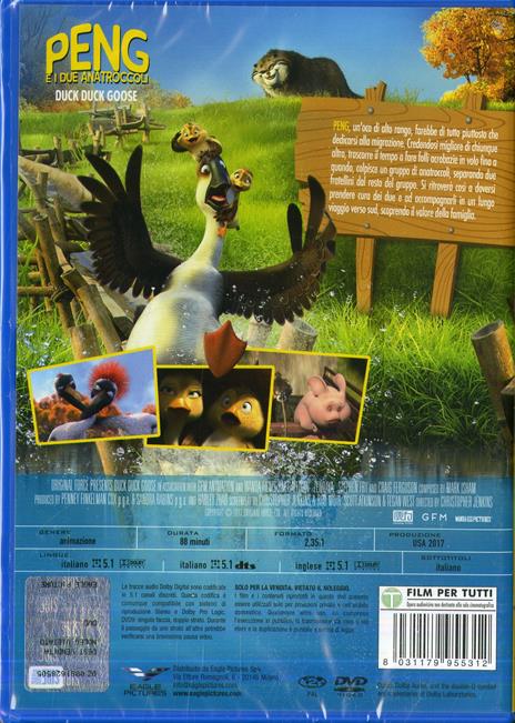 Peng e i due anatroccoli (DVD) di Christopher Jenkins - DVD - 2