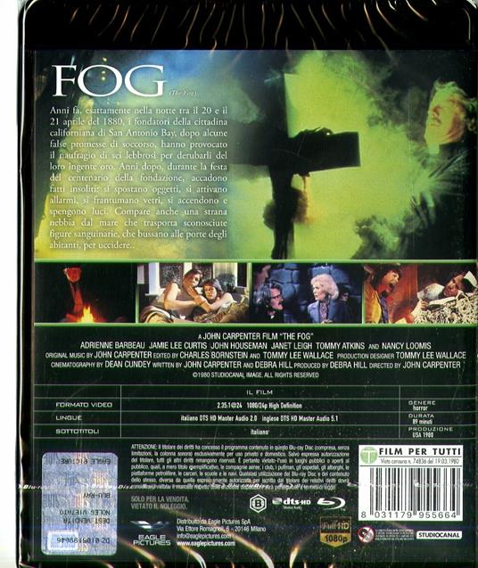 The Fog (Blu-ray) di John Carpenter - Blu-ray - 2
