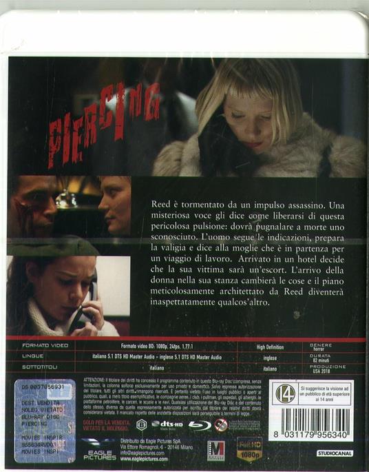 Piercing (Blu-ray) di Nicolas Pesce - Blu-ray - 2