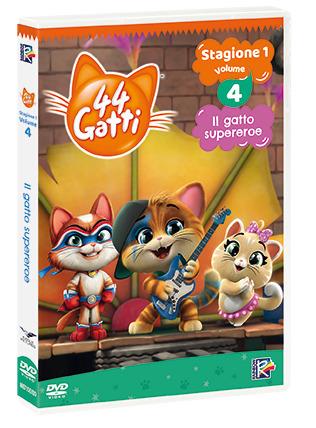 44 gatti vol.4. ll gatto supereroe (DVD) di Iginio Straffi - DVD