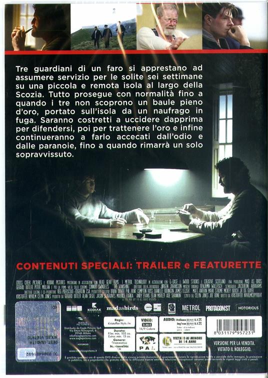 The Vanishing. Il mistero del faro (DVD) di Kristoffer Nyholm - DVD - 2
