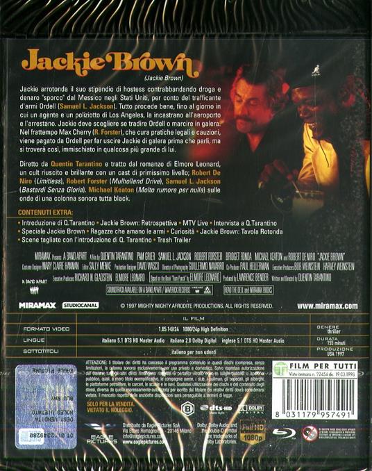 Jackie Brown. Ricetta (DVD + Blu-ray) di Quentin Tarantino - DVD + Blu-ray - 2