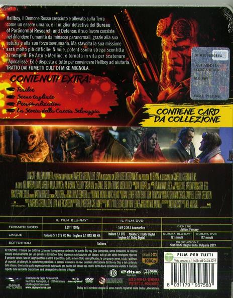 Hellboy. Con Steelbook (DVD + Blu-ray) di Neil Marshall - DVD + Blu-ray - 2