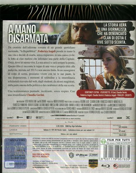 A mano disarmata (DVD + Blu-ray) di Claudio Bonivento - DVD + Blu-ray - 2
