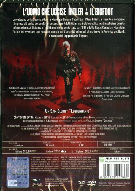 L' uomo che uccise Hitler e poi il Bigfoot (DVD) di Robert D. Krzykowski - DVD - 2