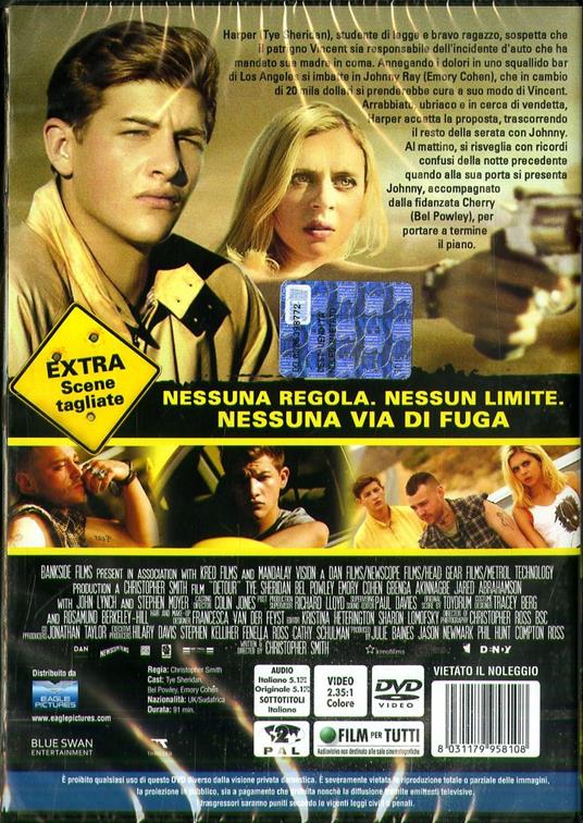 Detour. Fuori controllo (DVD) di Christopher Smith - DVD - 2
