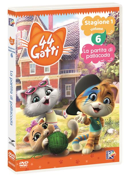 44 gatti vol.6. La partatita di pallacorda (DVD) di Iginio Straffi - DVD