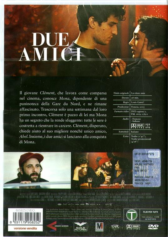 Due amici (DVD) di Louis Garrel - DVD - 2