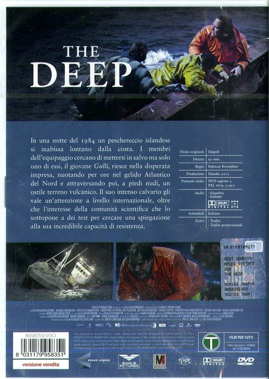 The Deep (DVD) di Baltasar Kormákur - DVD - 2