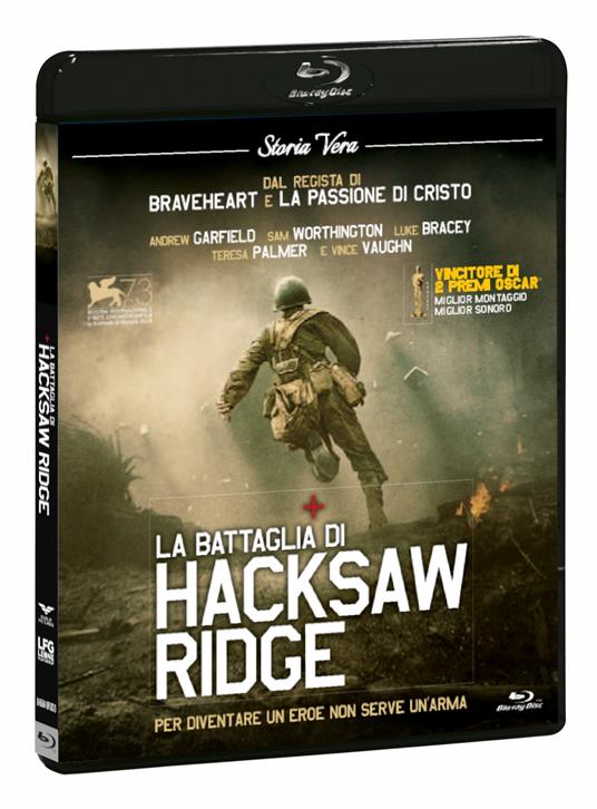 La battaglia di Hacksaw Ridge (DVD + Blu-ray) di Mel Gibson - DVD + Blu-ray
