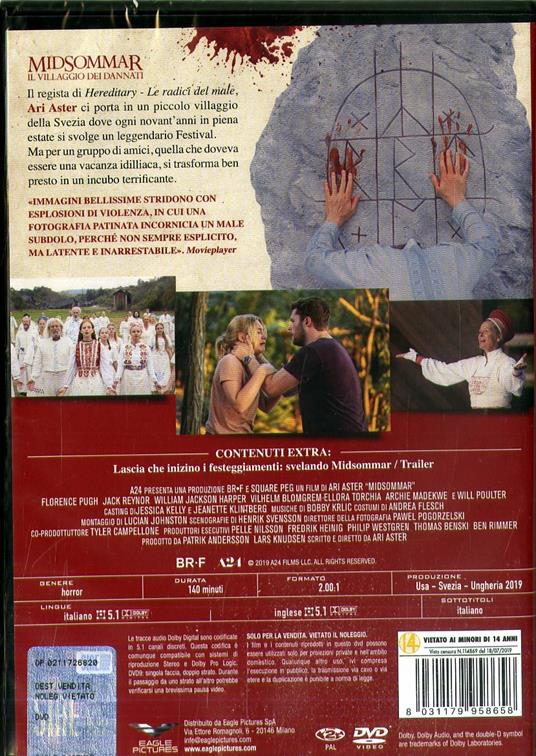 Midsommar. Il villaggio dei dannati (DVD) di Ari Aster - DVD - 2