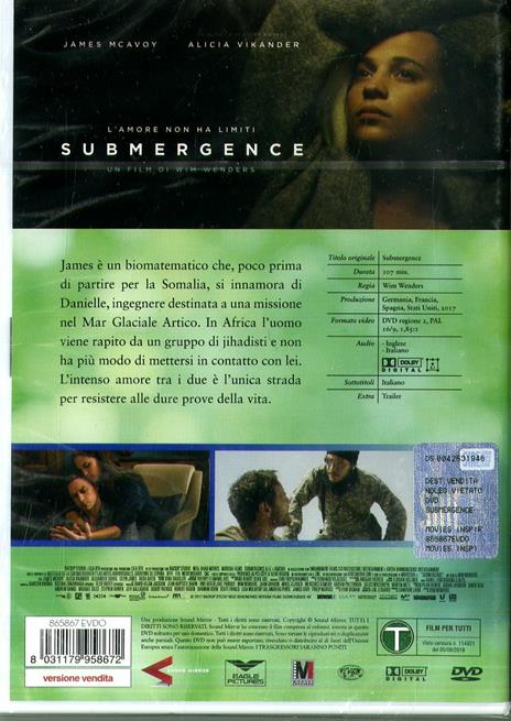 Submergence (DVD) di Wim Wenders - DVD - 2