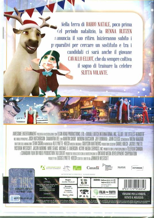 Elliot la piccola renna (DVD) di Jennifer Westcott - DVD - 2