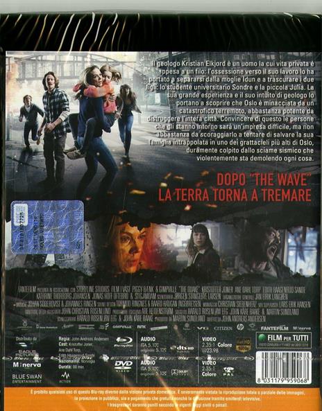 The Quake. Il terremoto del secolo (DVD + Blu-ray) di John Andreas Andersen - DVD + Blu-ray - 2