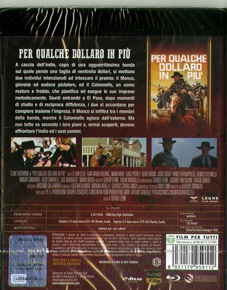 Per qualche dollaro in più (DVD + Blu-ray) di Sergio Leone - DVD + Blu-ray - 2