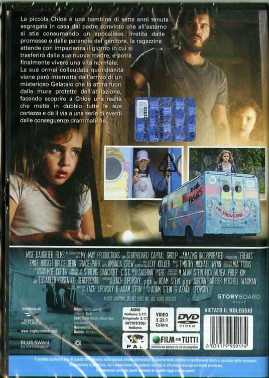 Freaks (DVD) di Zach Lipovsky,Adam B. Stein - DVD - 2
