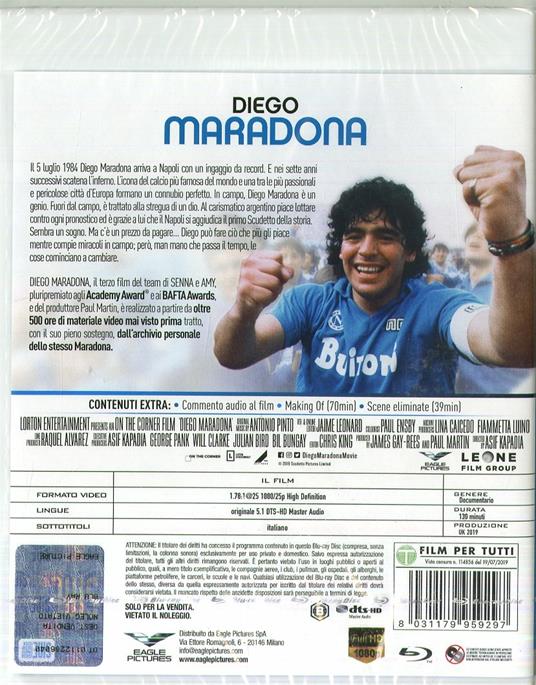Diego Maradona (DVD + Blu-ray) di Asif Kapadia - DVD + Blu-ray - 2