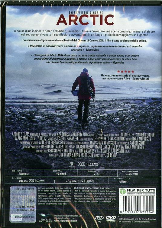 Arctic (DVD) di Joe Penna - DVD - 2