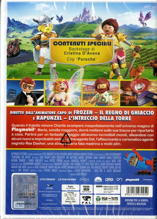 Playmobil. The Movie. Con Booklet gioca e colora (DVD) di Lino DiSalvo - DVD - 2