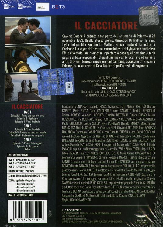 Il cacciatore. Stagione 2. Serie TV ita (3 DVD) di Stefano Lodovichi,Davide Marengo - DVD - 2