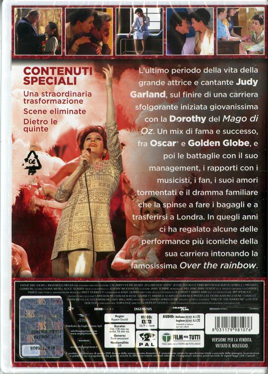 Judy (DVD) di Rupert Goold - DVD - 2