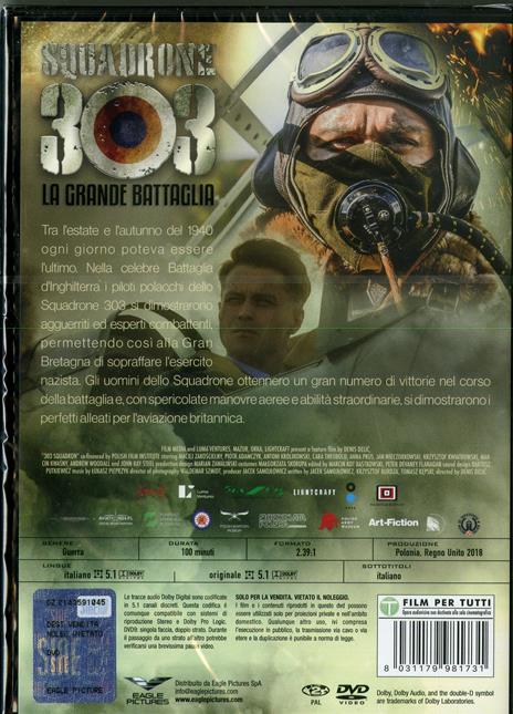 Squadrone 303. La grande battaglia (DVD) di Denis Delic - DVD - 2