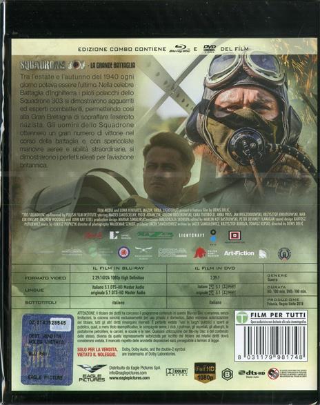 Squadrone 303. La grande battaglia (DVD + Blu-ray) di Denis Delic - DVD + Blu-ray - 2