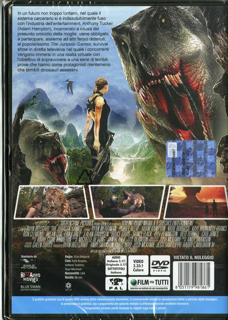 The Jurassic Games (DVD) di Ryan Bellgardt - DVD - 2