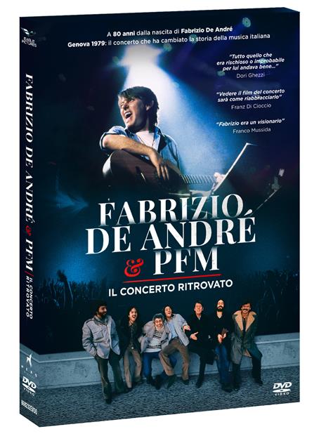 Fabrizio De Andrè & PFM. Il concerto ritrovato (DVD) di Walter Veltroni - DVD