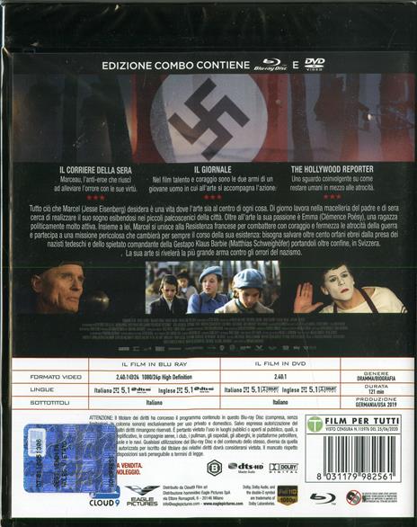 Resistance. La voce del silenzio (DVD + Blu-ray) di Jonathan Jakubowicz - DVD + Blu-ray - 2