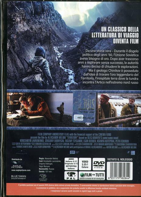 Territory. L'oro dei ghiacci (DVD) di Aleksandr Melnik - DVD - 2