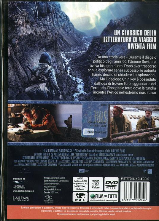 Territory. L'oro dei ghiacci (DVD) di Aleksandr Melnik - DVD - 2
